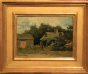 Charles H Woodbury, Cottage Scene